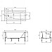 Акриловая ванна Roca Leon 150x70 248659000 без гидромассажа