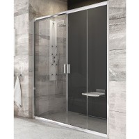 Душевая дверь Ravak Blix BLDP4 120 профиль блестящий стекло Графит