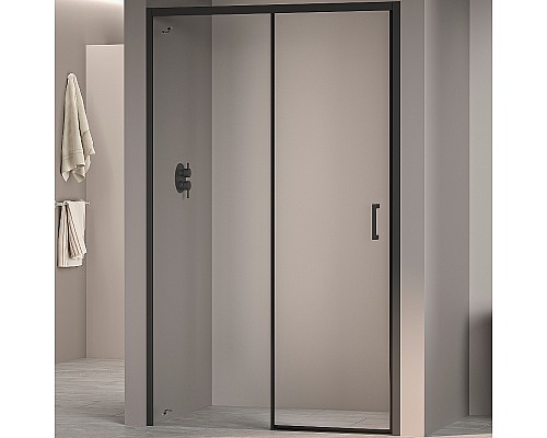 Душевая дверь RGW Passage PA-017B 150 350801715-14 профиль Черный стекло прозрачное