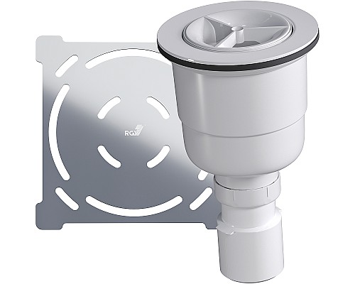 Сифон для душевого поддона RGW S-020 502402000-01 Хром