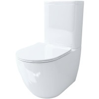 Унитаз компакт Esbano Fortex-N Белый с бачком и сиденьем Микролифт