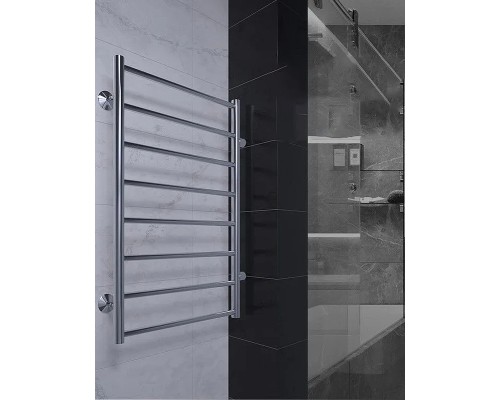 Водяной полотенцесушитель Terminus Аврора П8 400х800 бп500 4670078529909 Хром, боковое подключение, G 1" НР