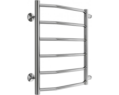 Водяной полотенцесушитель Terminus Виктория П6 500х600 бп500 4670078530073 Хром, боковое подключение, G 1" НР