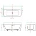 Акриловая ванна Vagnerplast Maggie 160x75 без гидромассажа