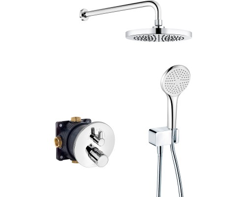 Душевая система Kludi Zenta 388320545 с термостатом Хром
