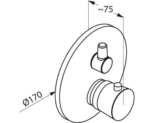 Душевая система Kludi Zenta 388320545 с термостатом Хром
