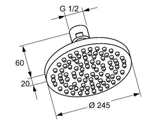 Душевая система Kludi Zenta 388320545 с термостатом Хром