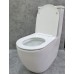 Унитаз компакт CeramaLux TR2176 Белый глянцевый с бачком и сиденьем Микролифт
