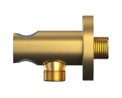 Смеситель для ванны Whitecross Y brushed gold YSET10GLB с термостатом Брашированное золото