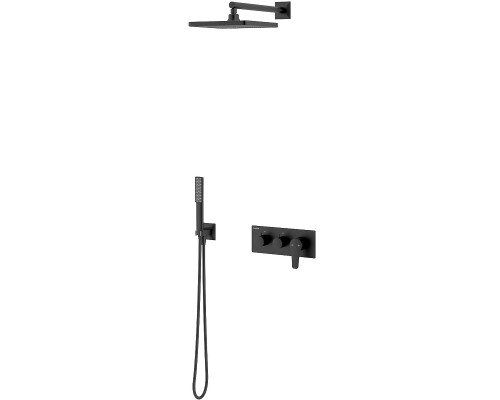 Душевая система Teska Euro-X EX3780 Черный матовый