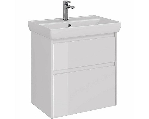 Тумба под раковину Lemark Combi 70 LM03C70T подвесная Белый глянец