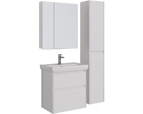 Тумба под раковину Lemark Combi 70 LM03C70T подвесная Белый глянец