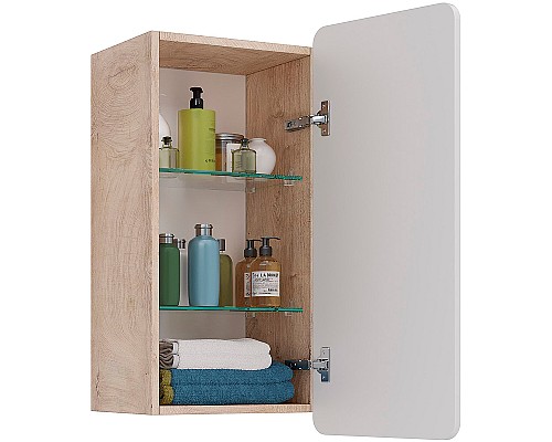 Подвесной шкаф Lemark Olivia 35 LM08OL35PL Белый глянец Дуб Кантри