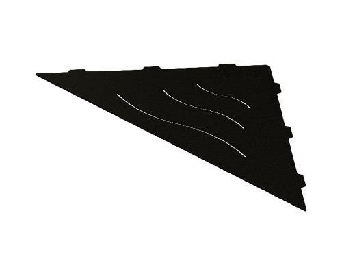 Металлическая полка RGW MT-02B 49279902-04 угловая Черная