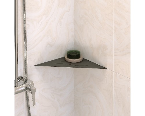 Металлическая полка RGW MT-02B 49279902-04 угловая Черная