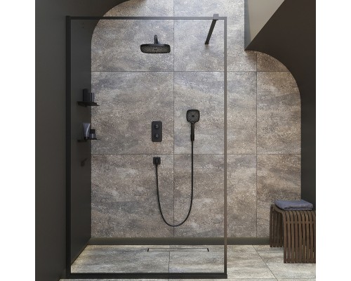 Верхний душ Iddis SpaHome Черный матовый