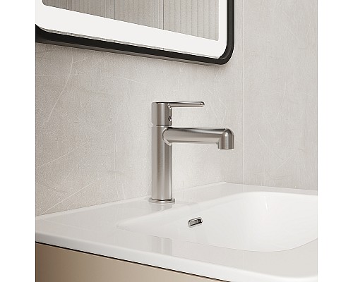 Смеситель для раковины Iddis Aiger AIGBC00i01 Хром матовый