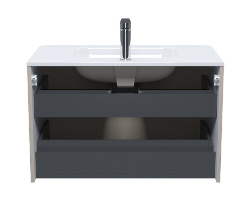 Тумба с раковиной Iddis Edifice 80 EDI80C0i95K подвесная Капучино