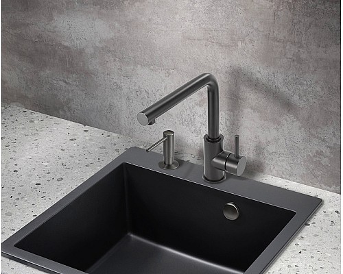 Смеситель для кухни Milacio Ultra MCU.555.TB Total Black