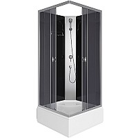 Душевая кабина Niagara Eco 90x90 E90/26Q/TN/BK без гидромассажа