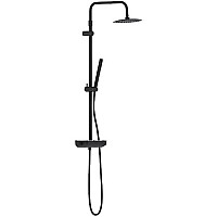 Душевая система Damixa Scandinavian Pure 936780300 Черная матовая