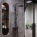 Душевая система Damixa Scandinavian Pure 936780300 Черная матовая
