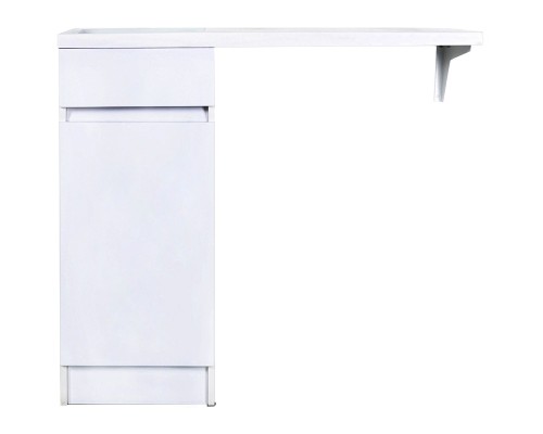 Тумба с раковиной Orange Sistema 100 L с бельевой корзиной Белая
