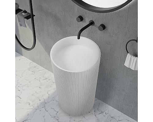 Раковина Abber Stein 50 AS2501-H Белая матовая