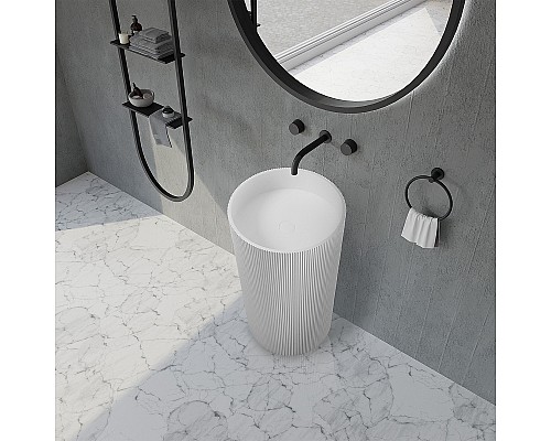 Раковина Abber Stein 50 AS2501-H Белая матовая