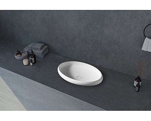 Раковина-чаша Abber Stein 60 AS2614 Белая матовая