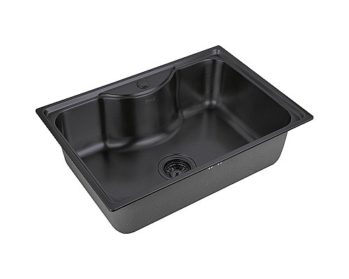 Кухонная мойка ZorG PVD Grafit 65 SZR 6545 GRAFIT Графит