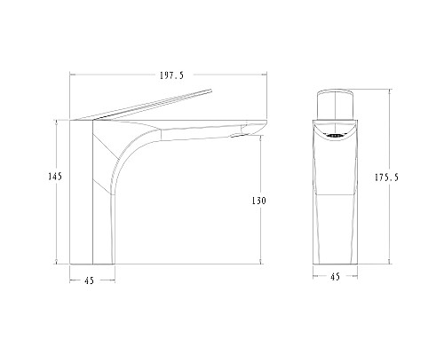 Смеситель для раковины Bronze de Luxe Icon 2040CG Золото матовое