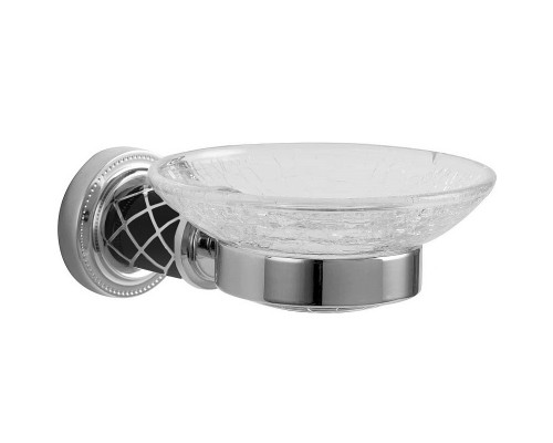 Мыльница Boheme Murano 10903-B-CR Хром Черная