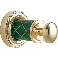 Крючок Boheme Murano 10906-GR-G Золото Бирюзовый