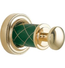 Крючок Boheme Murano Золото Бирюзовый