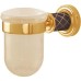 Стакан для зубных щеток Boheme Murano 10904-CH-G Золото Шоколад