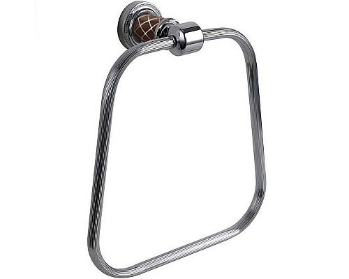 Кольцо для полотенец Boheme Murano 10905-CH-CR Хром Шоколад