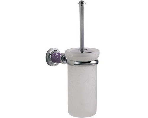 Ершик для унитаза Boheme Murano 10913-V-CR Хром Фиолетовый