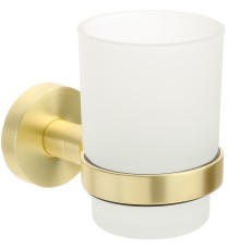 Стакан для зубных щеток Fixsen Comfort Gold FX-87006 Золото матовое