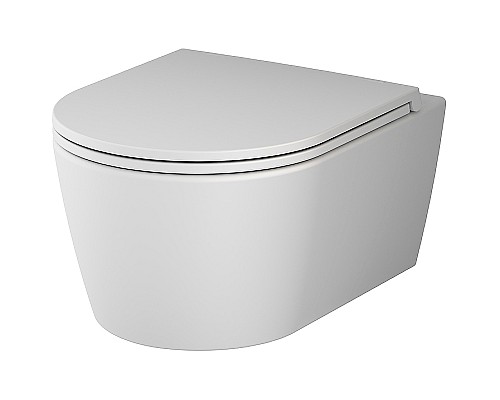 Унитаз AM.PM Func FlashClean C8F1700MWSC подвесной Белый матовый с сиденьем Микролифт