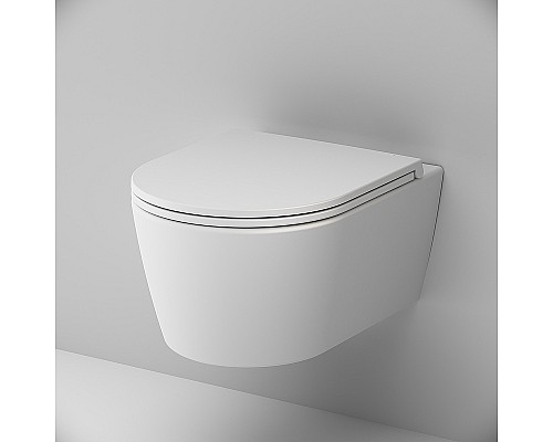 Унитаз AM.PM Func FlashClean C8F1700MWSC подвесной Белый матовый с сиденьем Микролифт