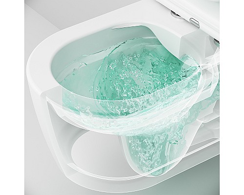 Унитаз AM.PM Func FlashClean C8F1700MWSC подвесной Белый матовый с сиденьем Микролифт