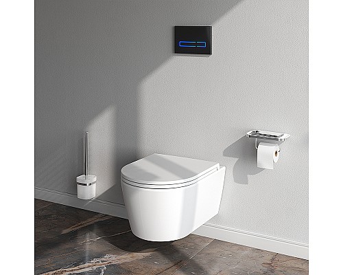Унитаз AM.PM Func FlashClean C8F1700MWSC подвесной Белый матовый с сиденьем Микролифт
