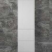 Шкаф пенал Style Line Стокгольм 36 ЛС-00002316 подвесной Белый рифленый софт