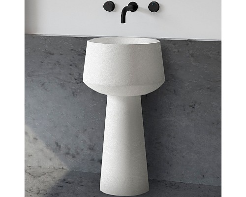 Раковина Abber Stein 50 AS2508 Белая матовая