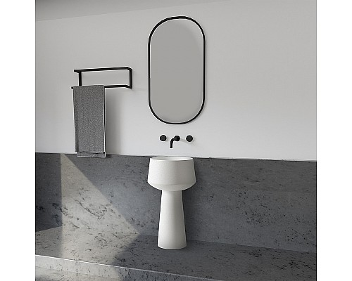 Раковина Abber Stein 50 AS2508 Белая матовая