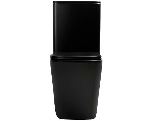 Унитаз компакт Abber Rechteck AC1210TMB Черный матовый с бачком и сиденьем Микролифт