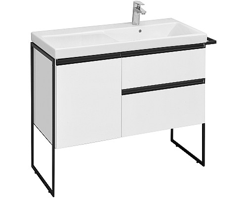 Тумба под раковину Roca Domi 100 R A857478806 подвесная Белый глянец