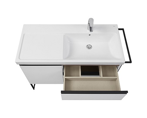 Тумба под раковину Roca Domi 100 R A857478806 подвесная Белый глянец