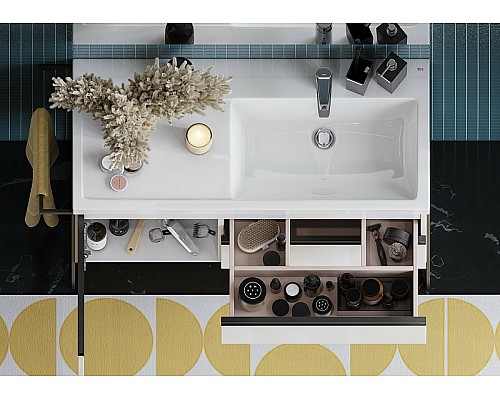 Тумба под раковину Roca Domi 100 R A857478806 подвесная Белый глянец